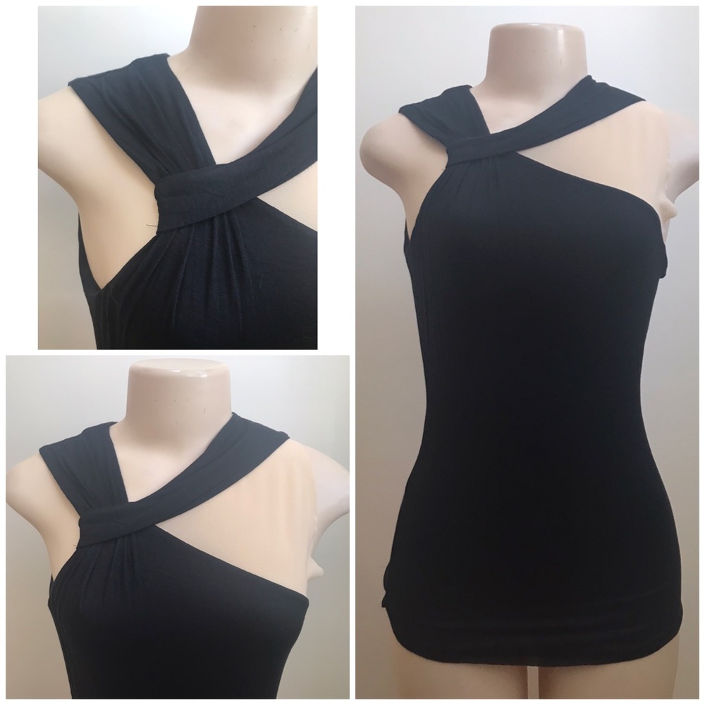 Cliché Knit/Mesh Sexy Top